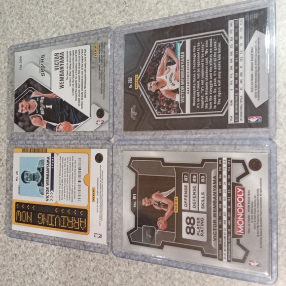 4 card Victor Wembanyama rc lot. - Picture 2 of 10